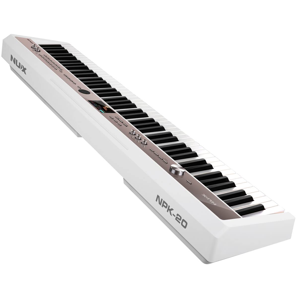 White 88-Key Portable Digital Piano V48465