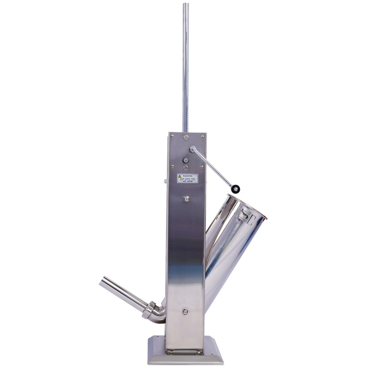Stainless Steel 15 lb Dual-Speed Sausage Stuffer with 4 Nozzles H3542