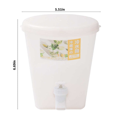 3.5L Plastic Water Dispenser with Lids & Faucet N6193