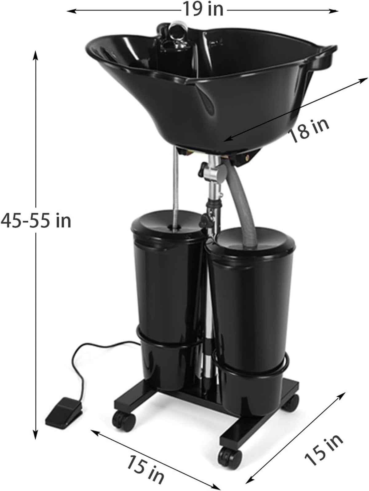 Portable Shampoo Bowl with Electric Pump Z234361