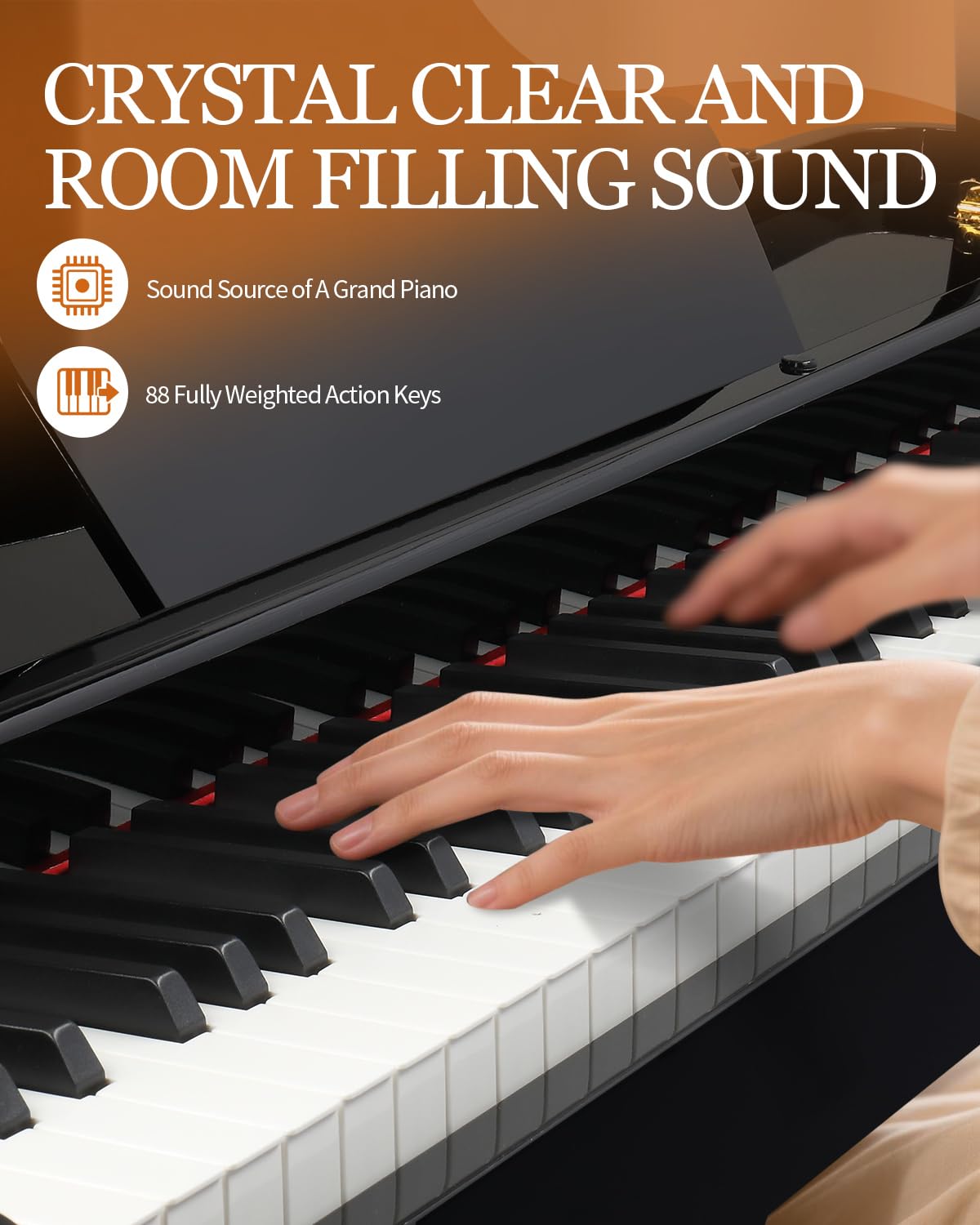 88 Key Weighted Action Digital Piano F7120