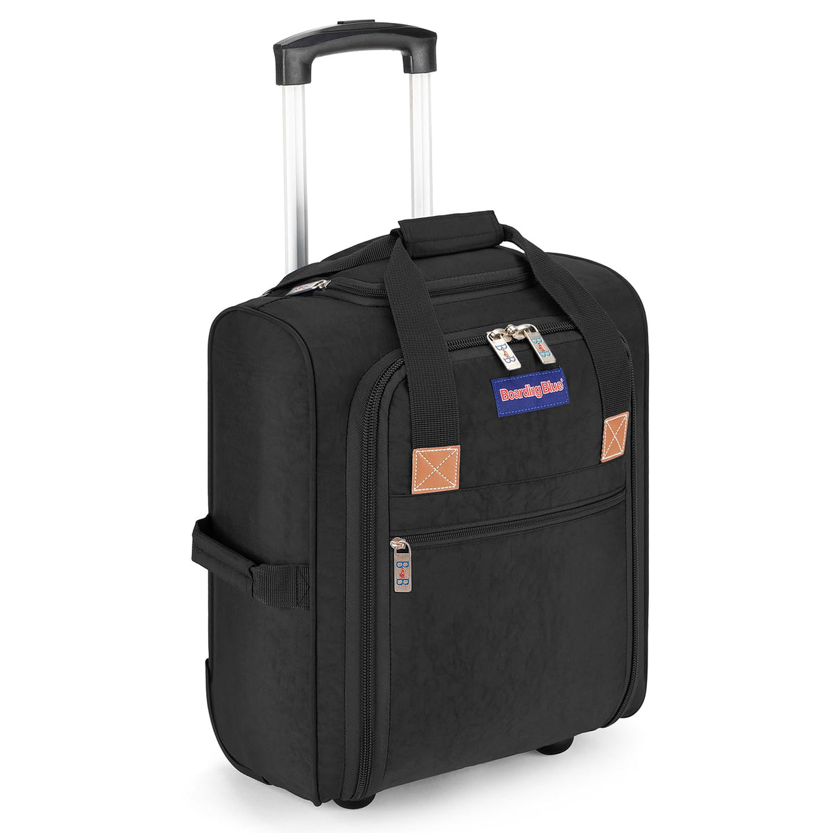 17x13x8 Inches Rolling Underseat Travel Bag Black V94304