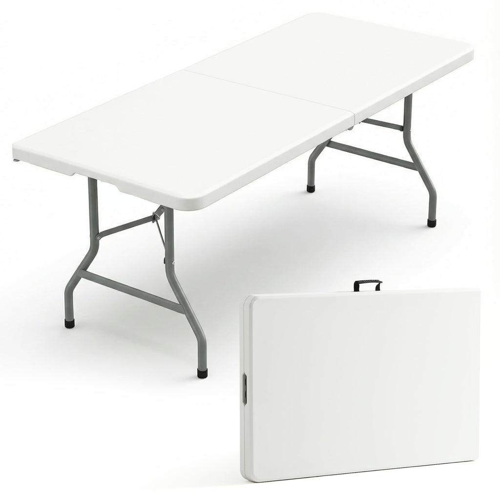 6 Foot Foldable Table with Handle & Steel Legs M769