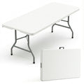 6 Foot Foldable Table with Handle & Steel Legs M769
