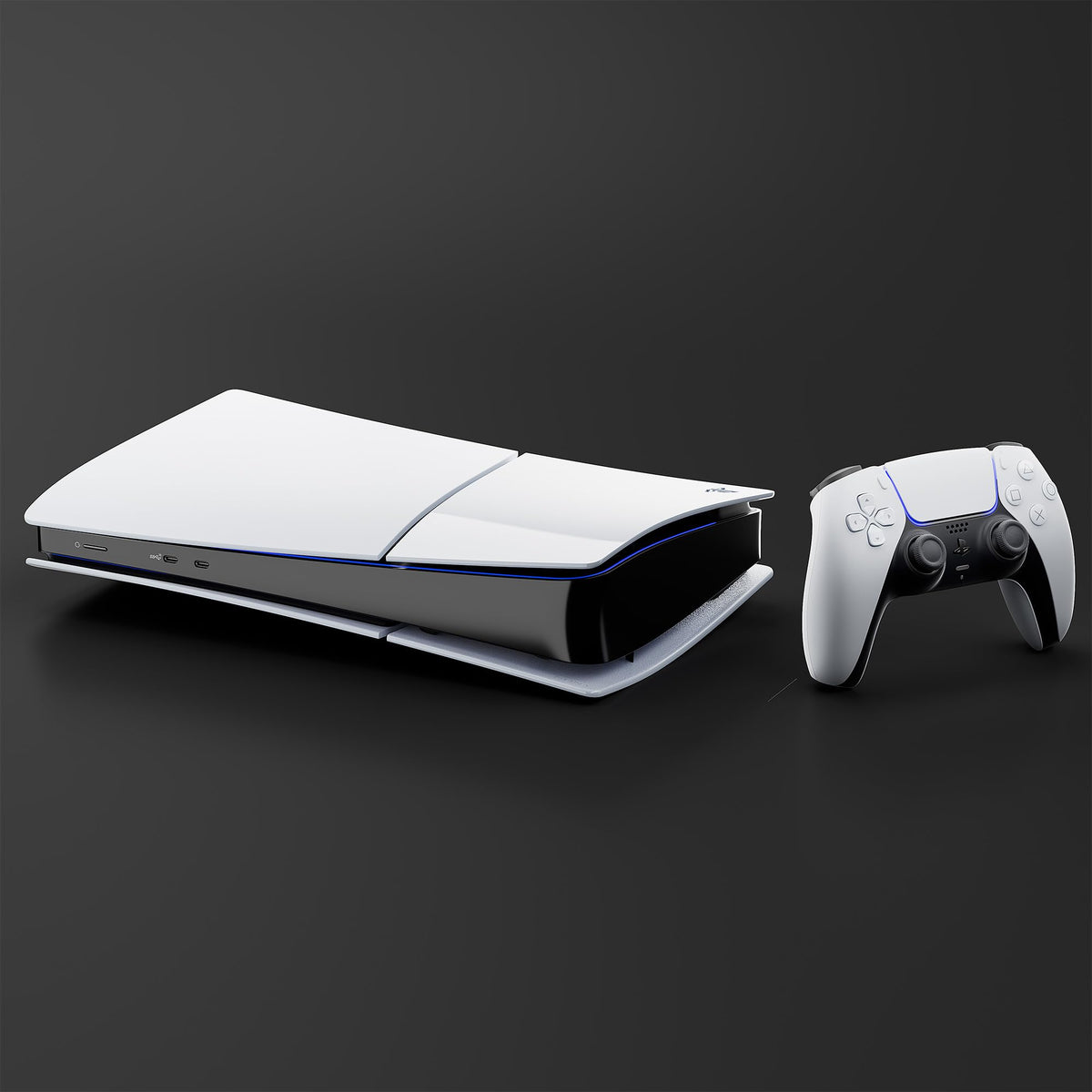White 1.8TB Digital Edition Gaming Console with Controller X3091