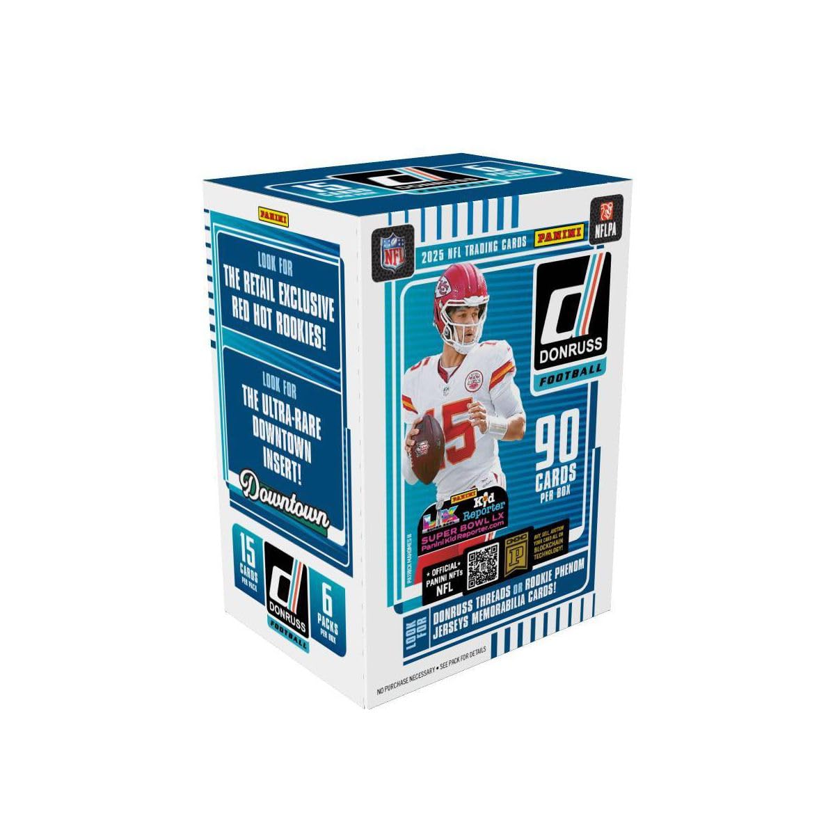 2025 NFL Football Trading Card Blaster Box D54537
