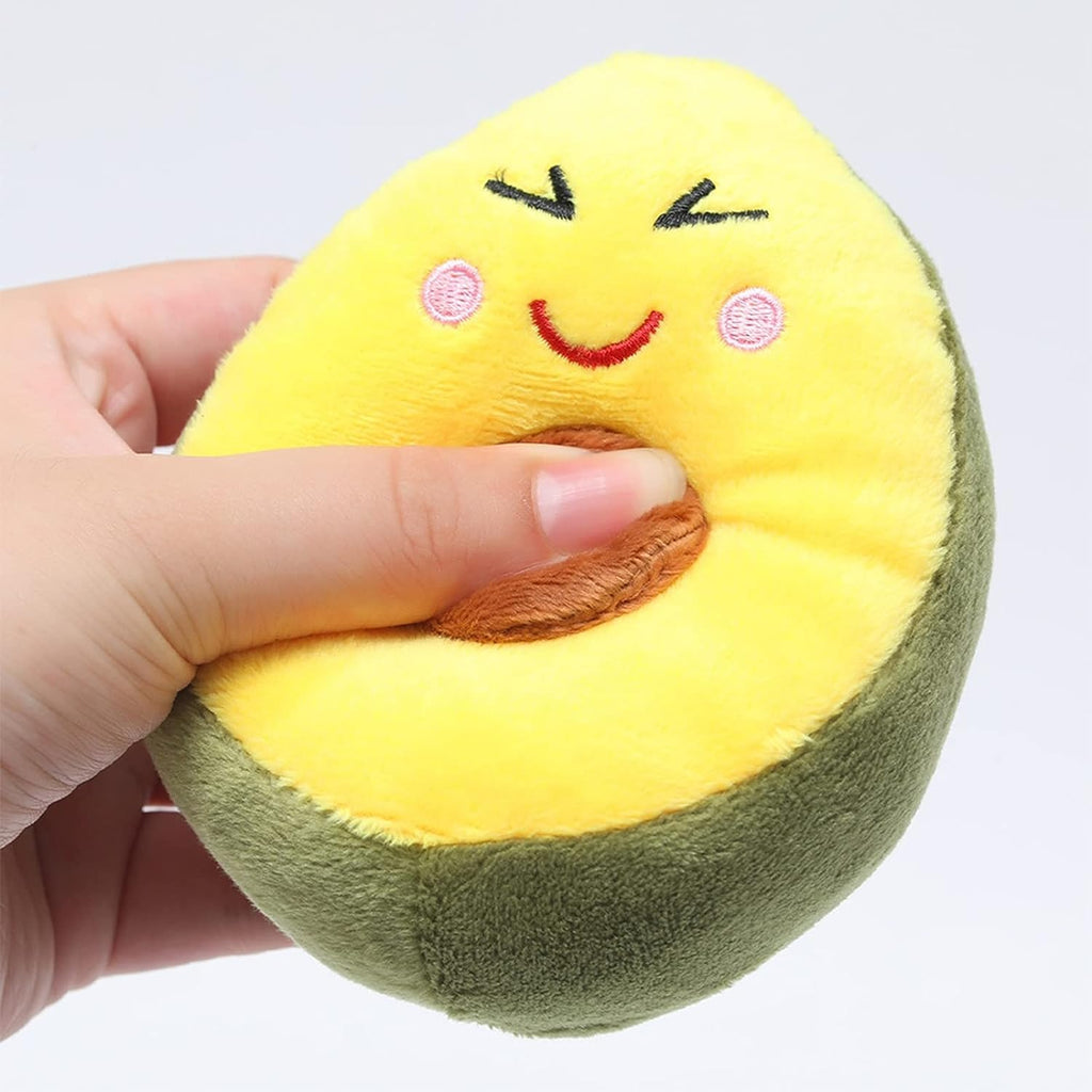 Squeaky Plush Avocado Dog Chew Toy R194333