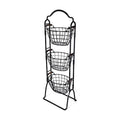 Adjustable 3-Tier Metal Floor Standing Storage Basket M463578