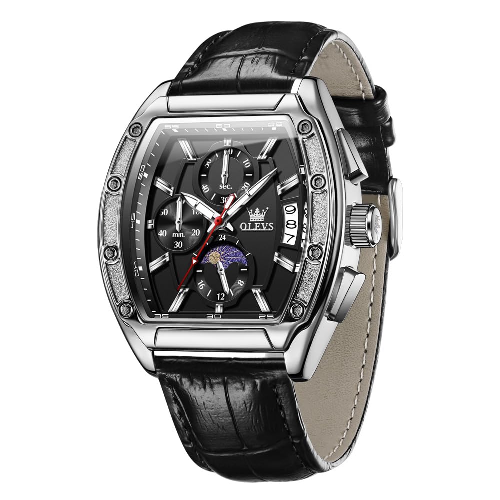 Men's Chronograph Moon Phase Waterproof Watch U911