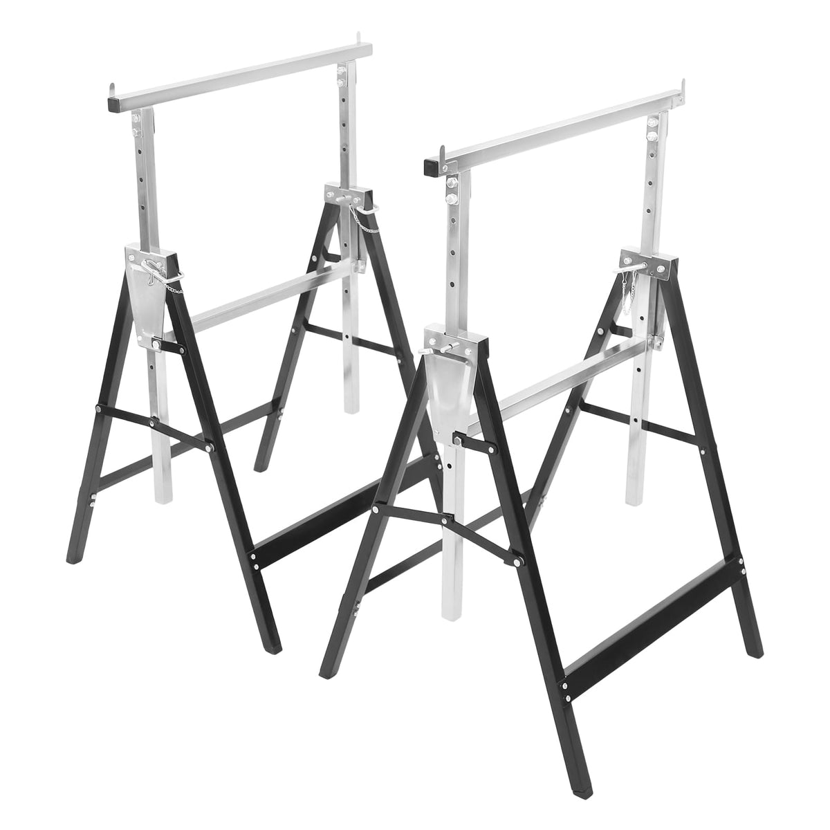 2 Pack Height Adjustable Folding Saw Horses E876