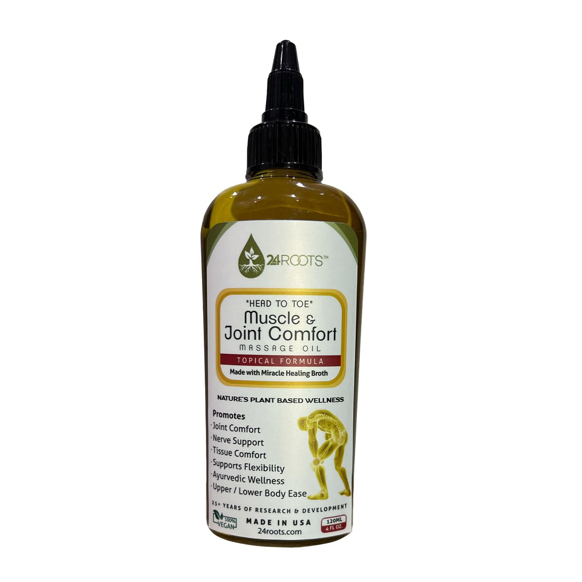 Plant Based Muscle & Joint Comfort Massage Oil 4 FL Oz N761711