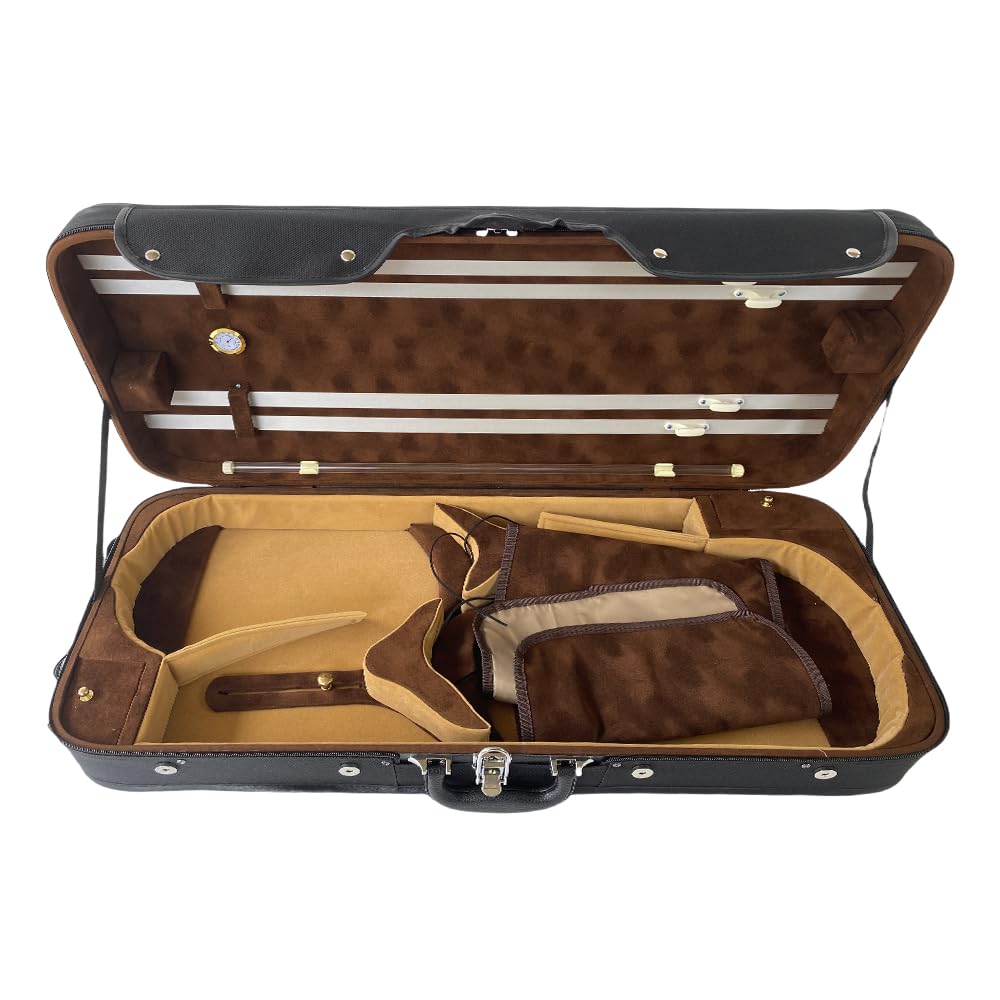 Adjustable Violin Viola Double Case with 4 Bow Holders D621568