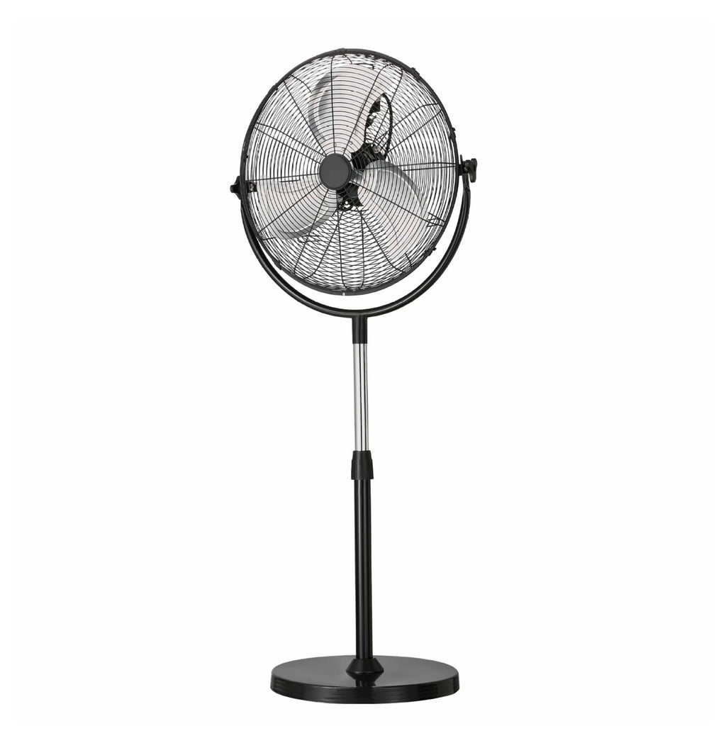 20 Inch 3 Speed Adjustable Height Pedestal Fan N96394