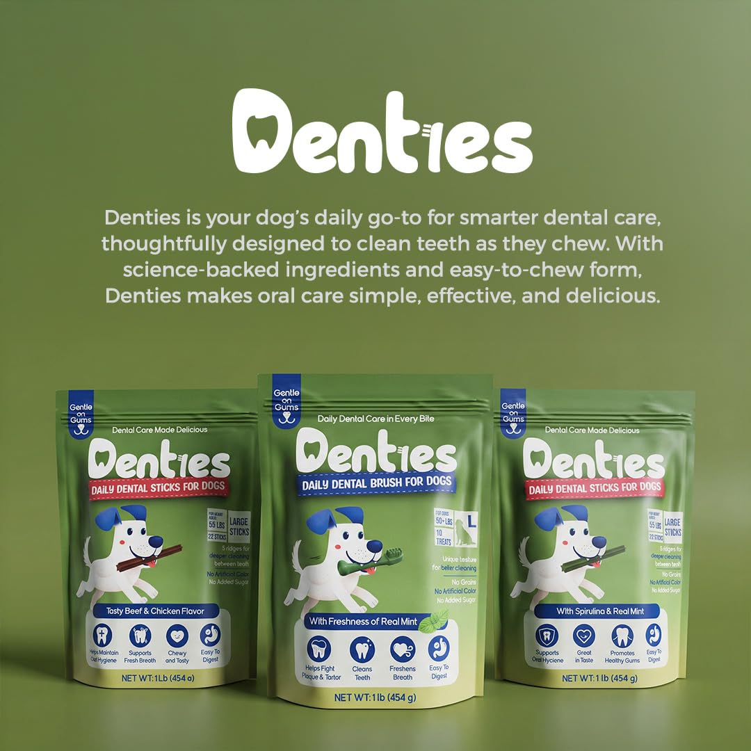 Dental Chews for Dogs 16oz 10 Count Z2039