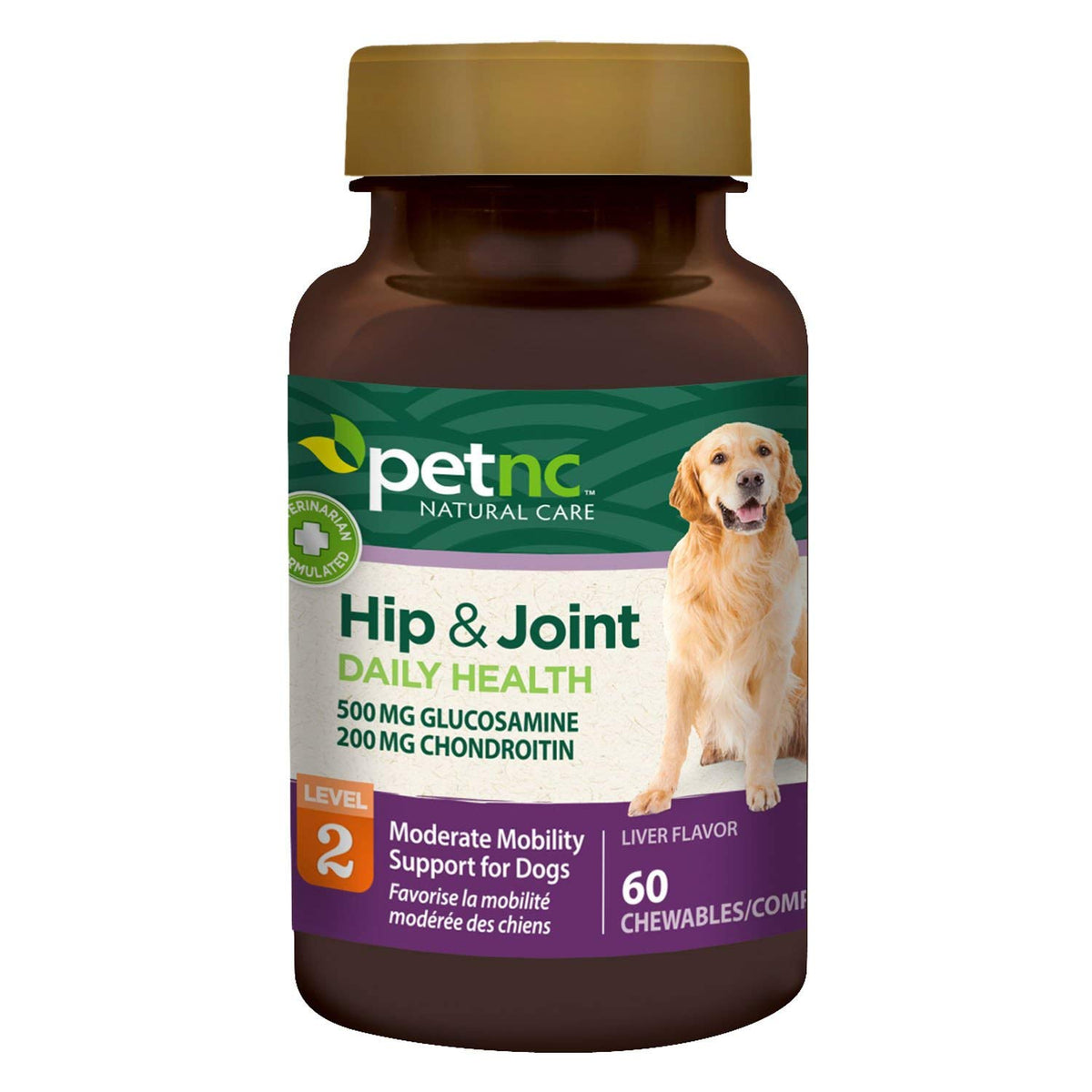 Hip & Joint Chewables for Adult Dogs, Liver, 60 Count T1600