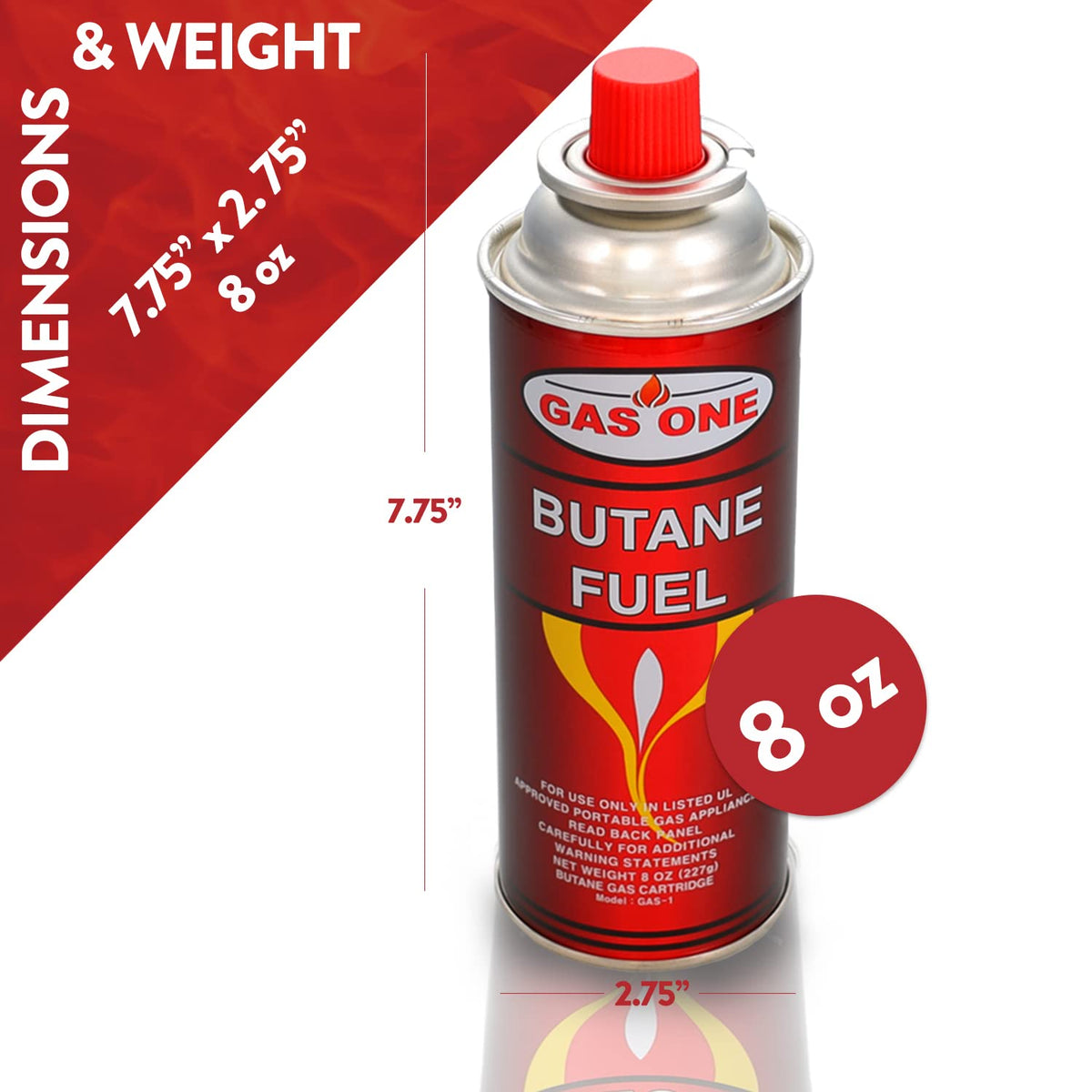 Butane Fuel Canister 12 Pack Q207931