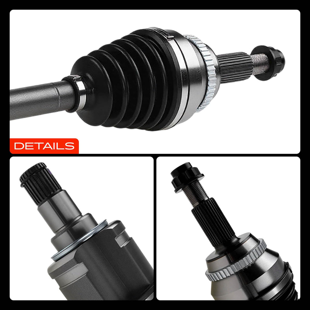 Set of 2 Front CV Axle Shaft Assembly X608100