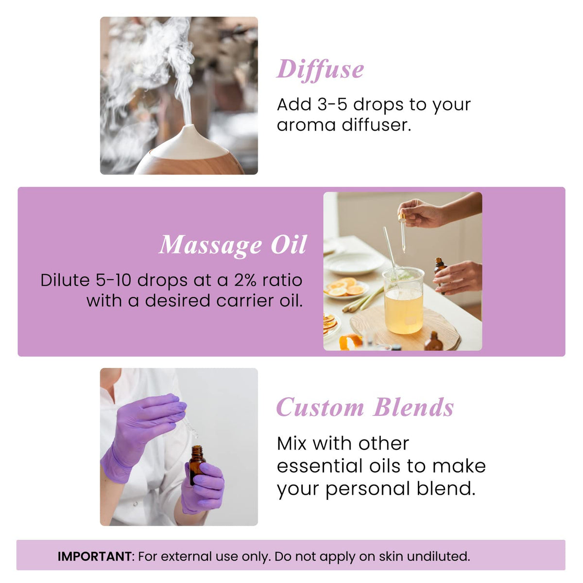 Lavender and Orange Essential Oils 2 x 4 Fl Oz U581