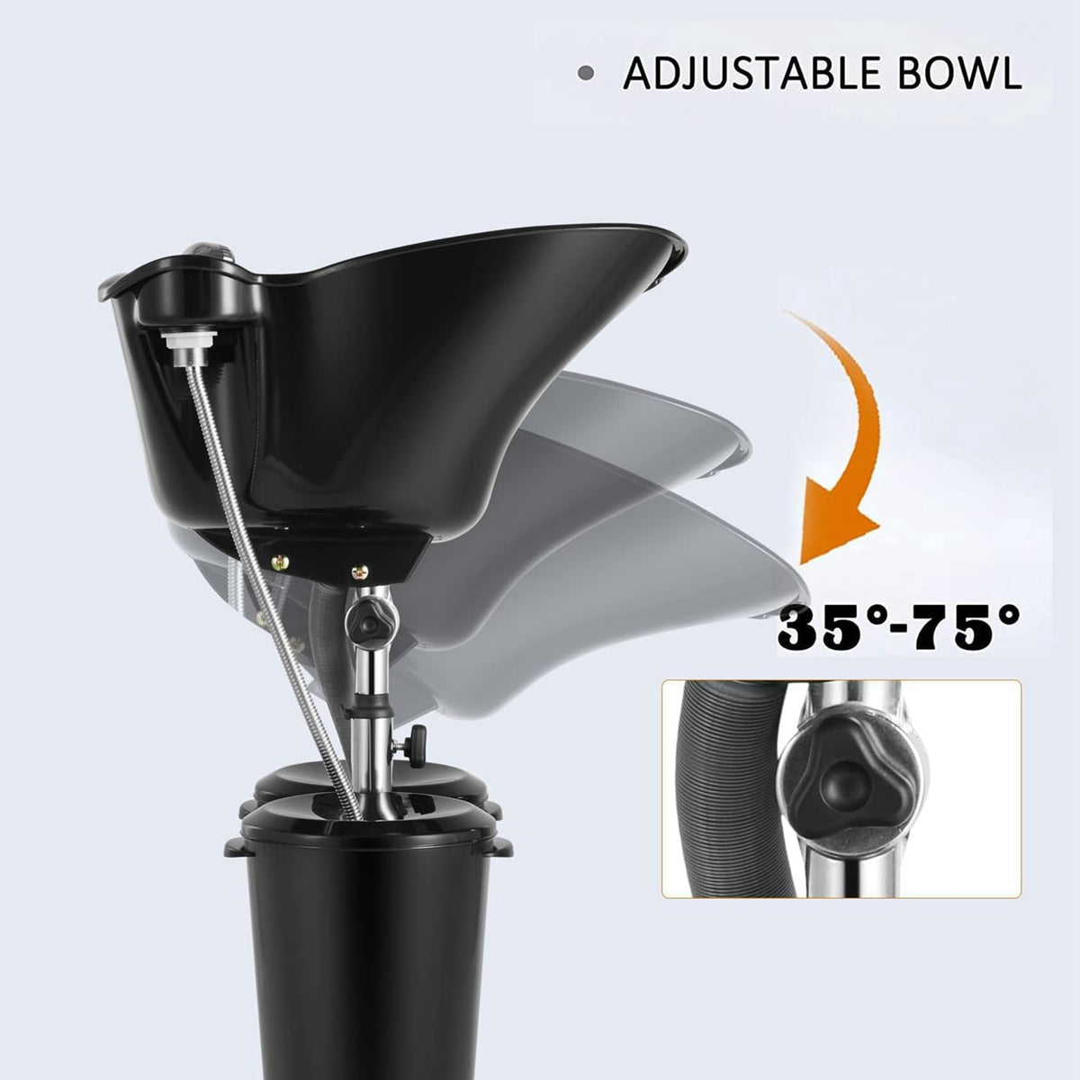 Portable Shampoo Bowl with Electric Pump Z234361