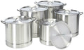 10 Pcs Aluminum Stock Pot Set With Steamer B867137