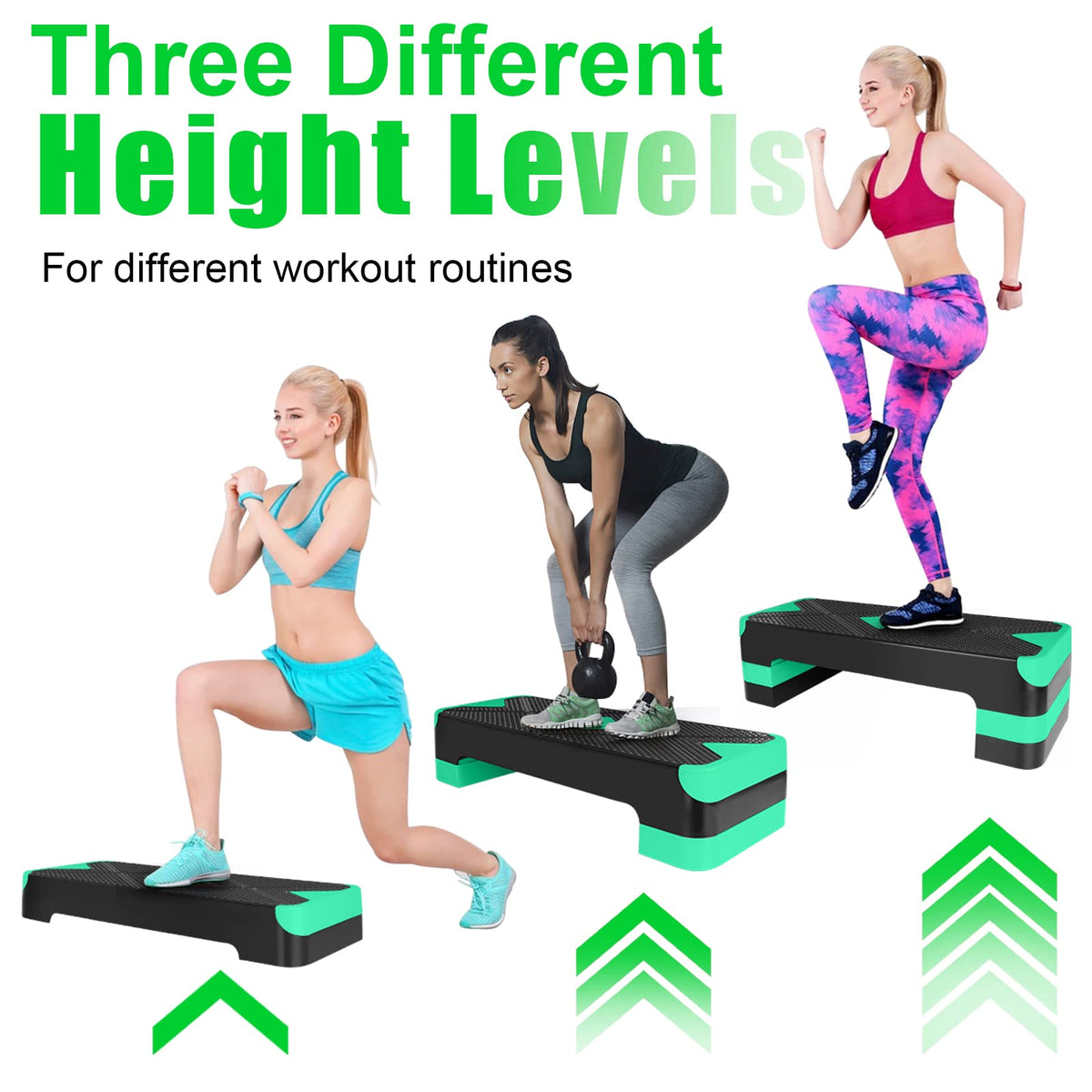 Adjustable Aerobic Stepper Step Platform D1358