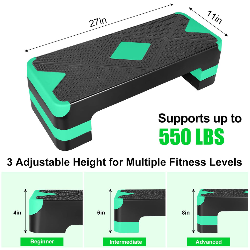 Adjustable Aerobic Stepper Step Platform D1358