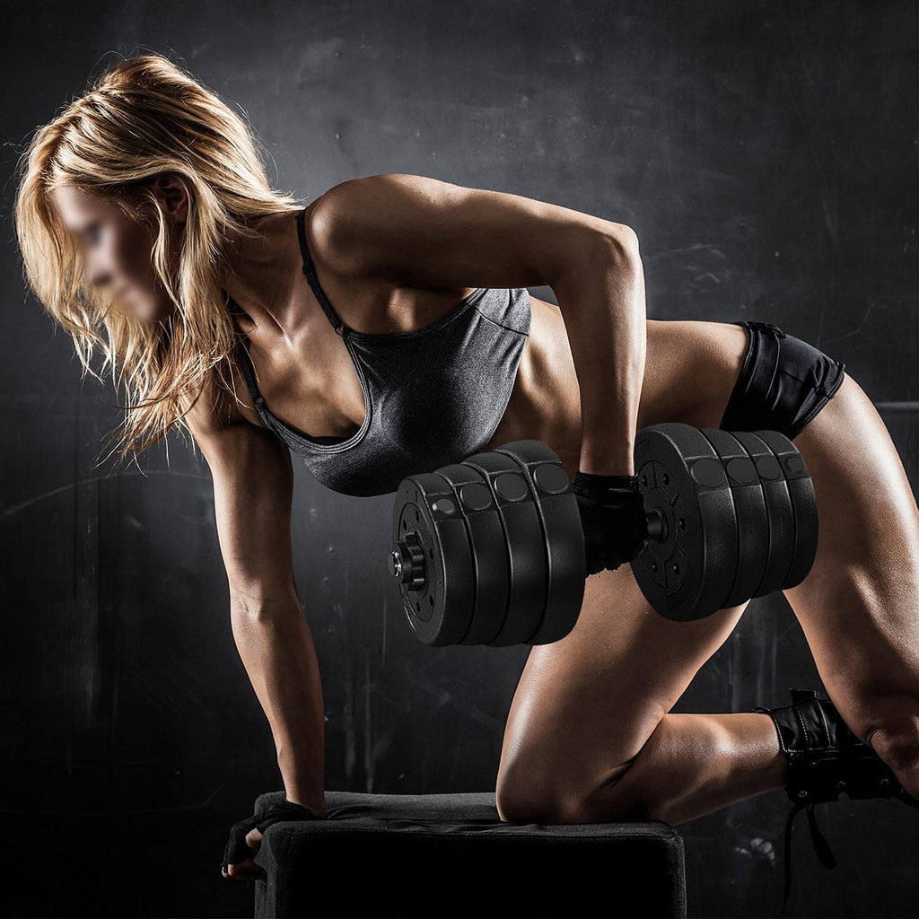Adjustable Dumbbell Set with Spinlock Collars N997