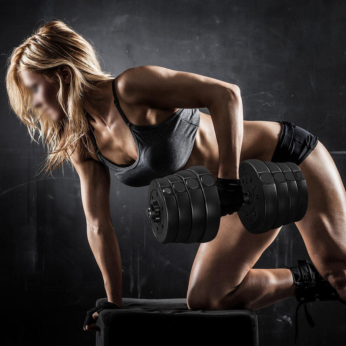 Adjustable Dumbbell Set with Spinlock Collars N997