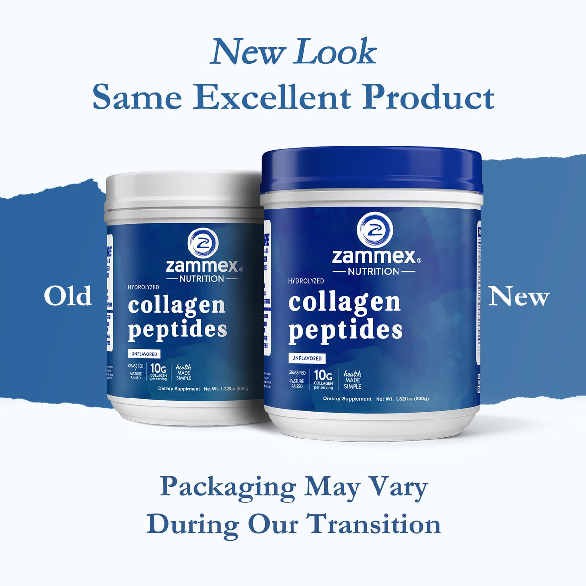 Unflavored Grass-Fed Collagen Peptides Powder 1.32 LBS M753
