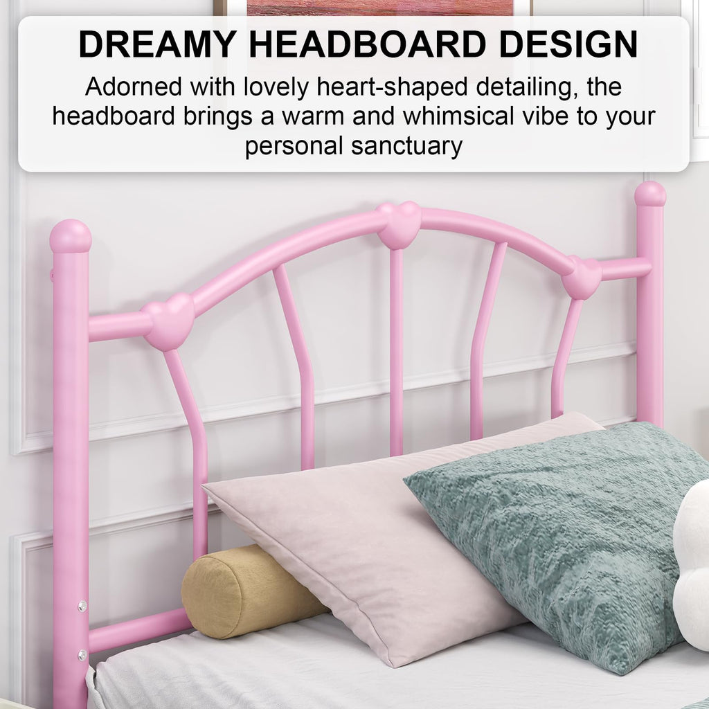 Twin Metal Platform Bed D9712