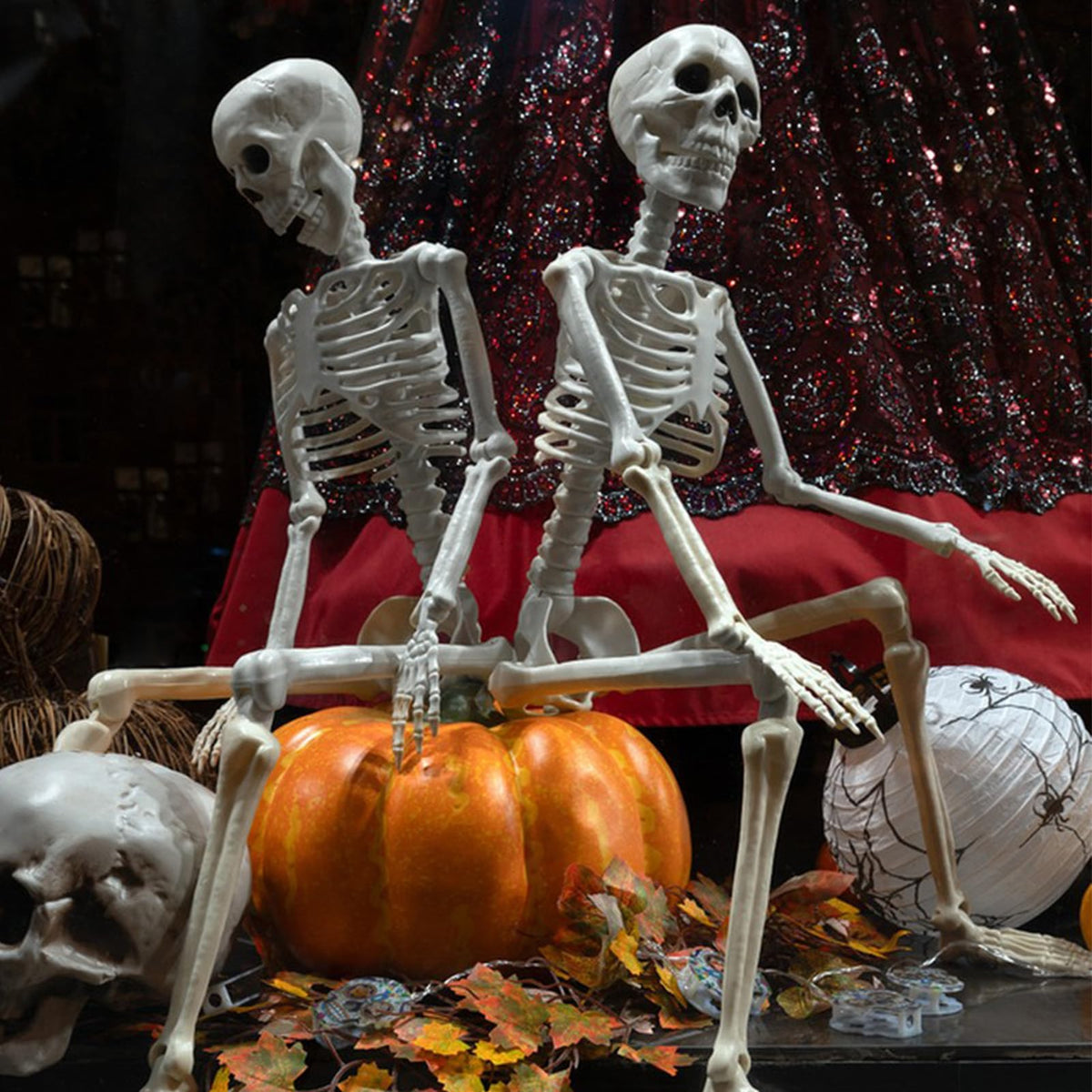 5.4ft Life Size Skeleton with Movable Joints N595