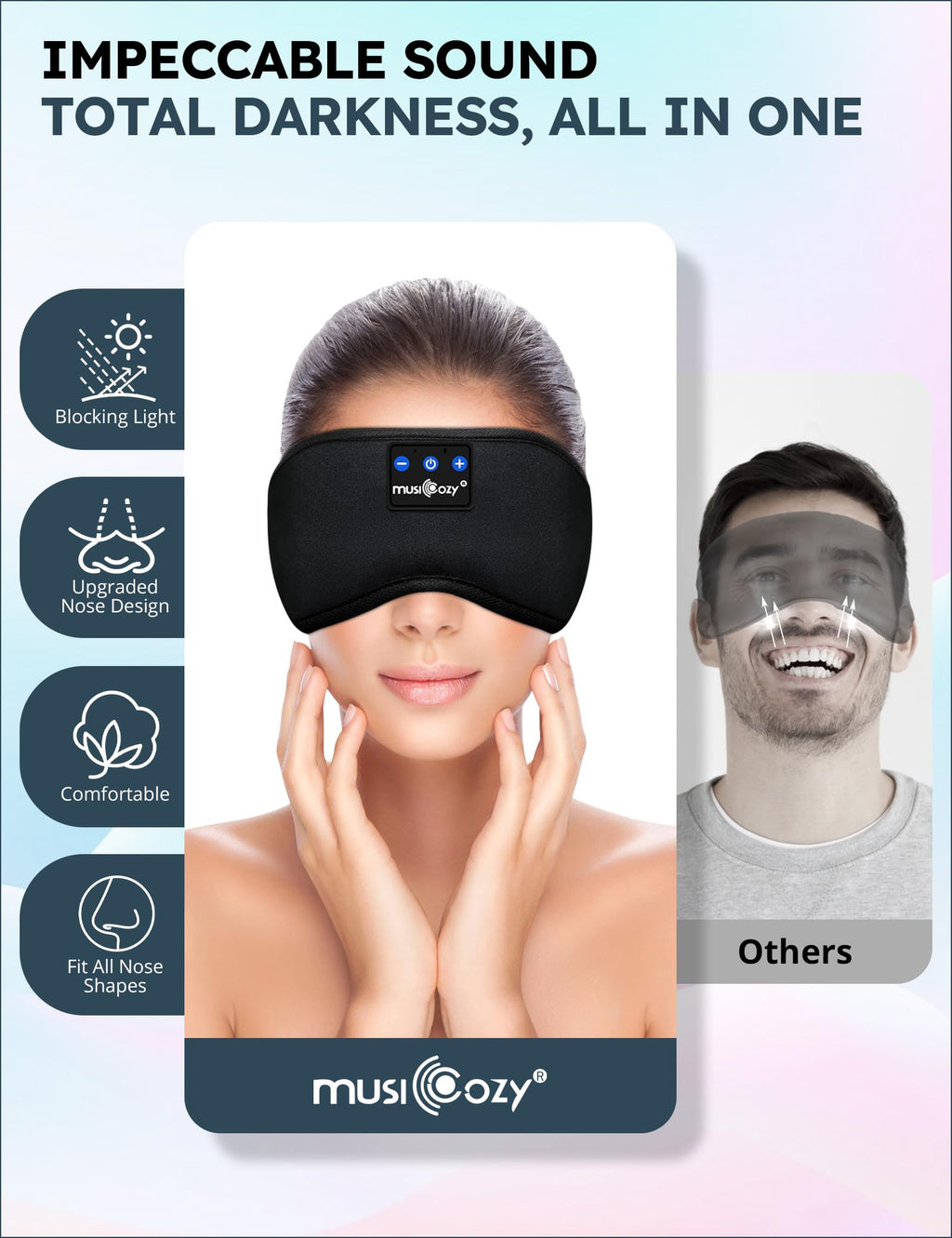 3D Bluetooth Sleep Headphones Headband H918024