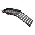 Black Aluminum Hitch Cargo Carrier with Ramp N46806