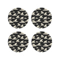 White Bear Print Coasters Set of 4 N1623
