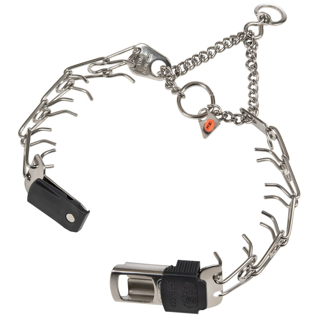 Adjustable Stainless Steel Prong Collar with Quick Release Buckle A8151