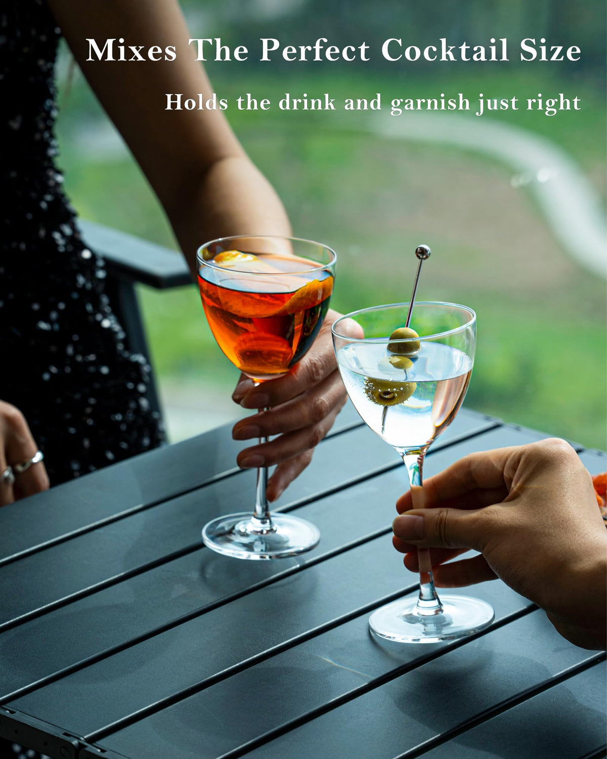 Set of 2 Cocktail Glasses D62243