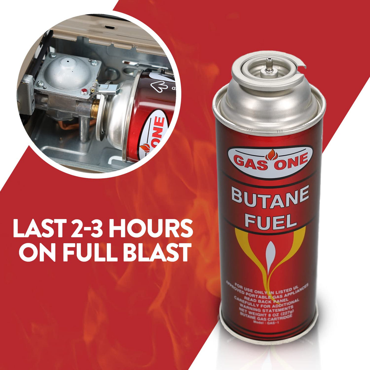 Butane Fuel Canister 12 Pack Q207931