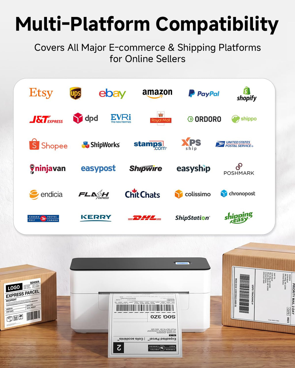 Bluetooth 4x6 Thermal Label Printer T546670