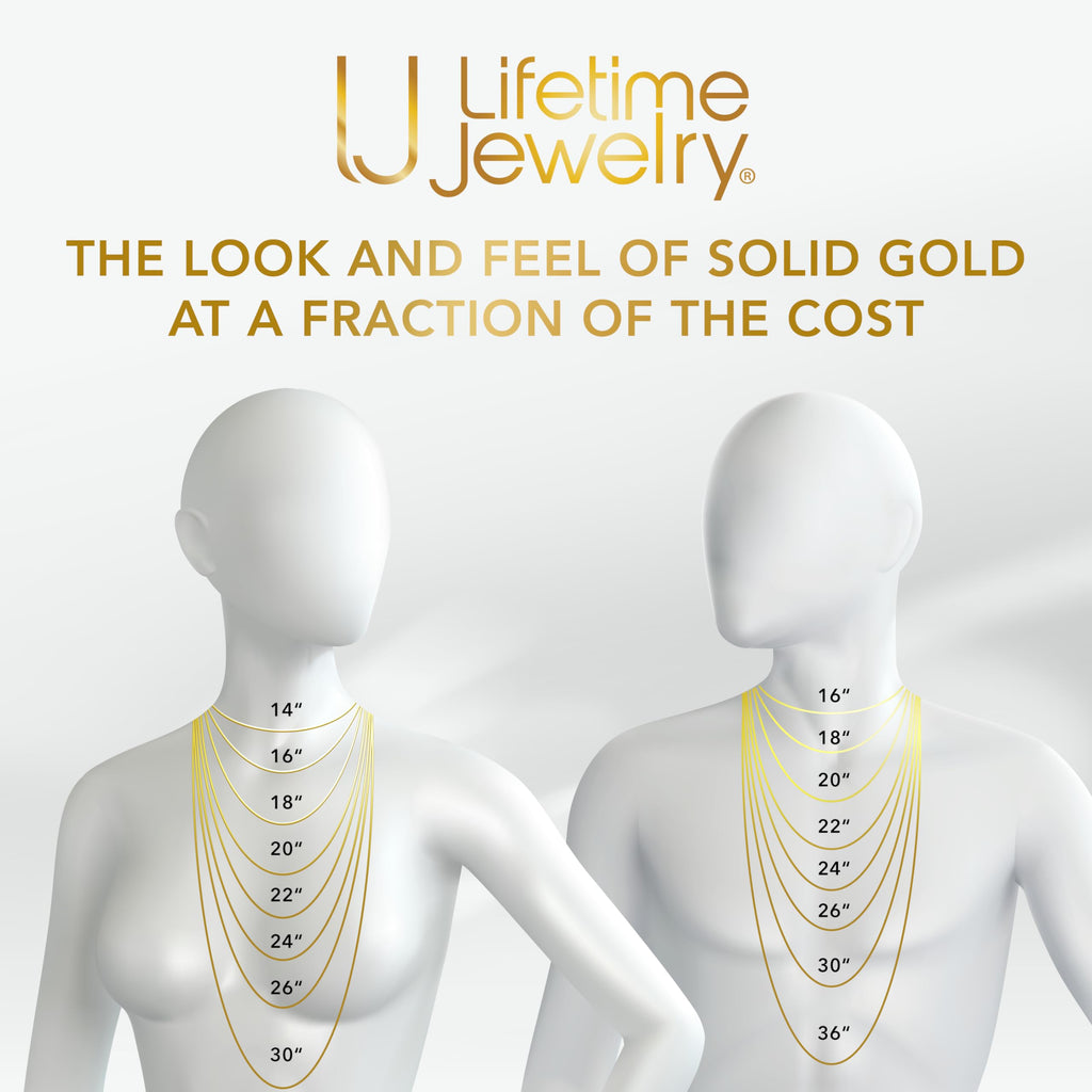 Gold Cuban Link Chain Necklace M896