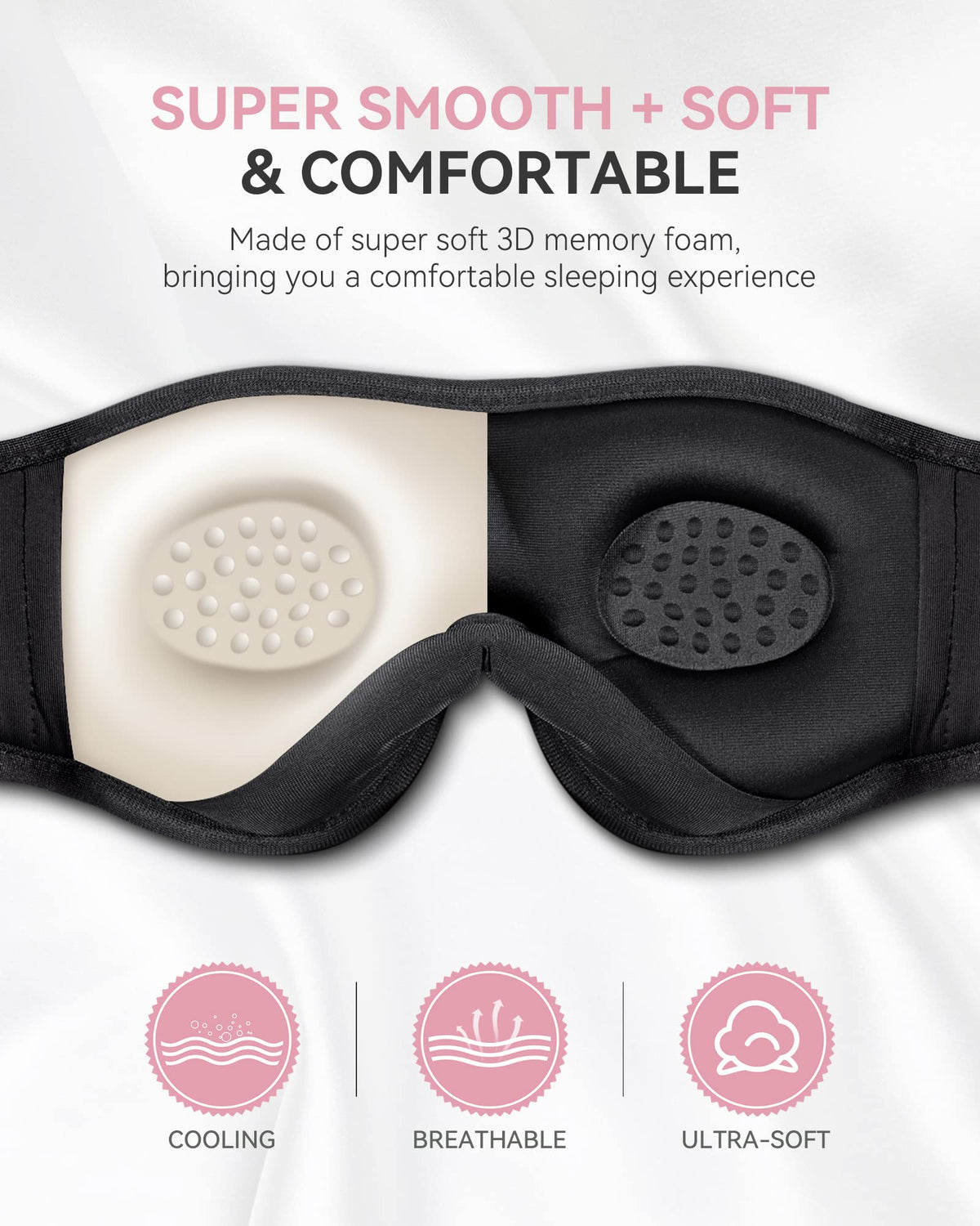 3D Bluetooth Sleep Headphones Headband H918024