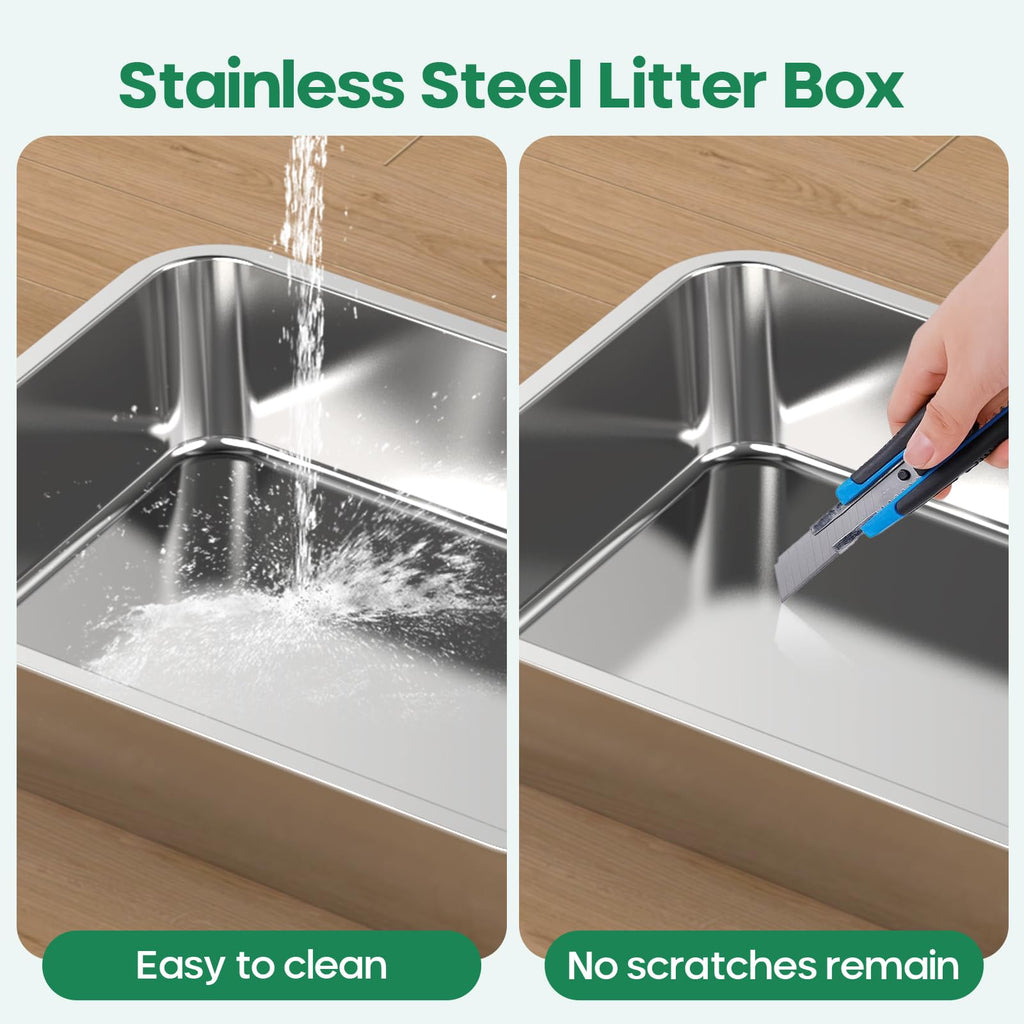 Stainless Steel Cat Litter Box O32965