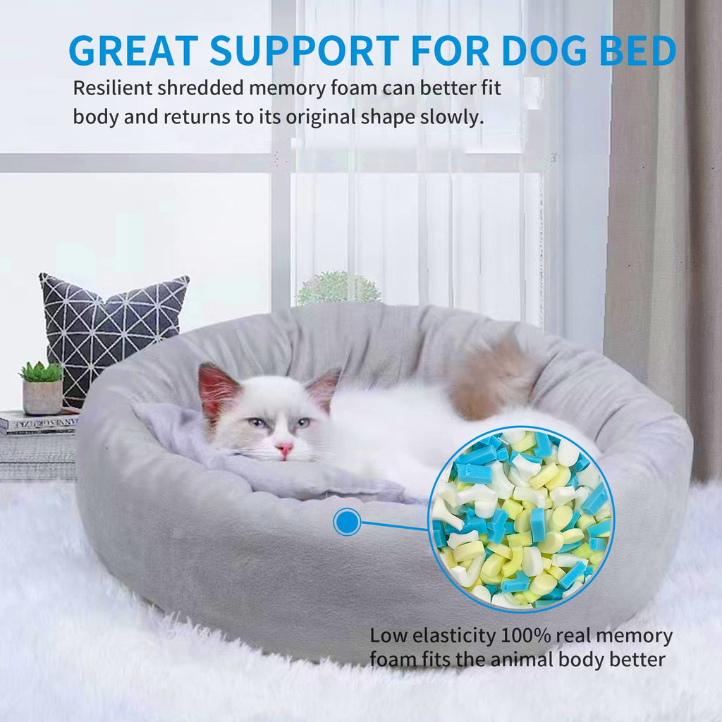 11lbs Shredded Memory Foam Bean Bag Filler X34139
