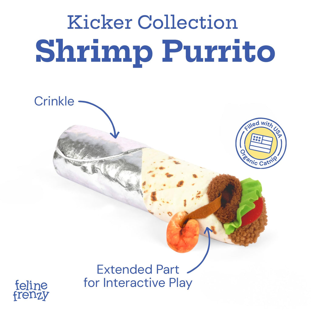 Catnip Filled Interactive Kicker Cat Toy P4439