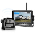 Wireless WiFi Magnetic Backup Camera 7" IPS Monitor HD 1080P Rechargeable Battery R680694
