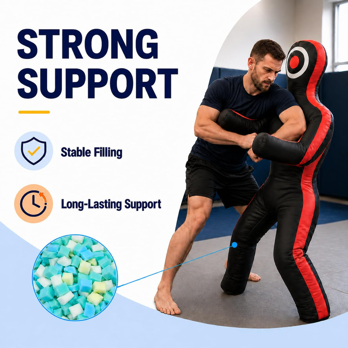 11lbs Shredded Memory Foam Bean Bag Filler X34139