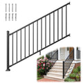 6 ft. W Aluminum Stair Railing Kit D12228