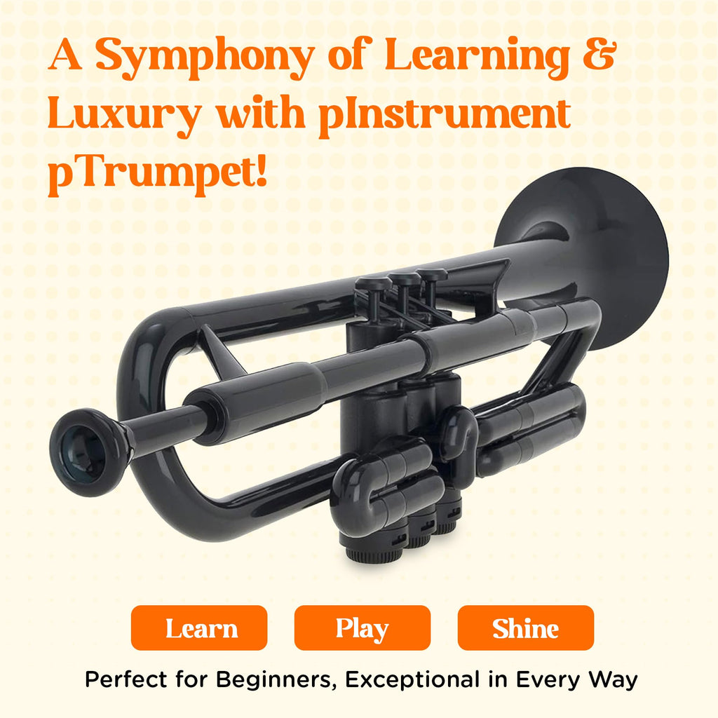 Bb Plastic Trumpet with 3C & 5C Mouthpieces and Carrying Bag J8805