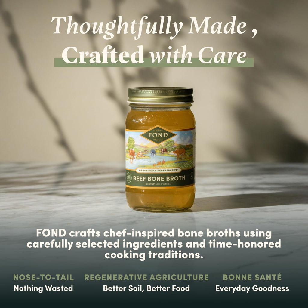 100% Grass-Fed Beef Bone Broth 4-Pack B4584