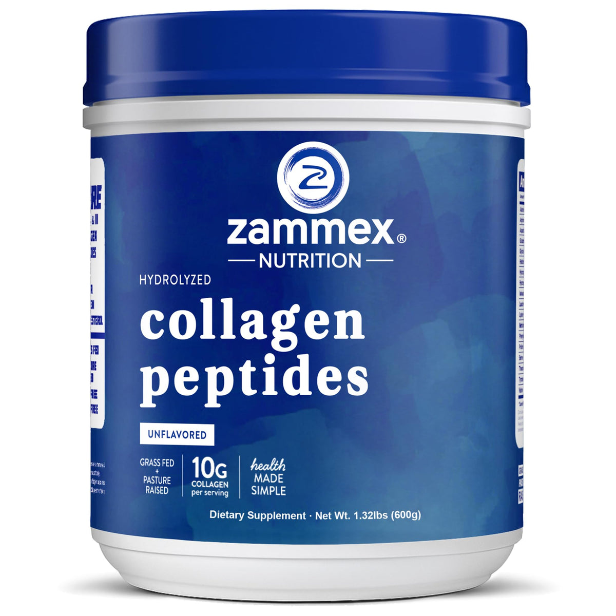 Unflavored Grass-Fed Collagen Peptides Powder 1.32 LBS M753