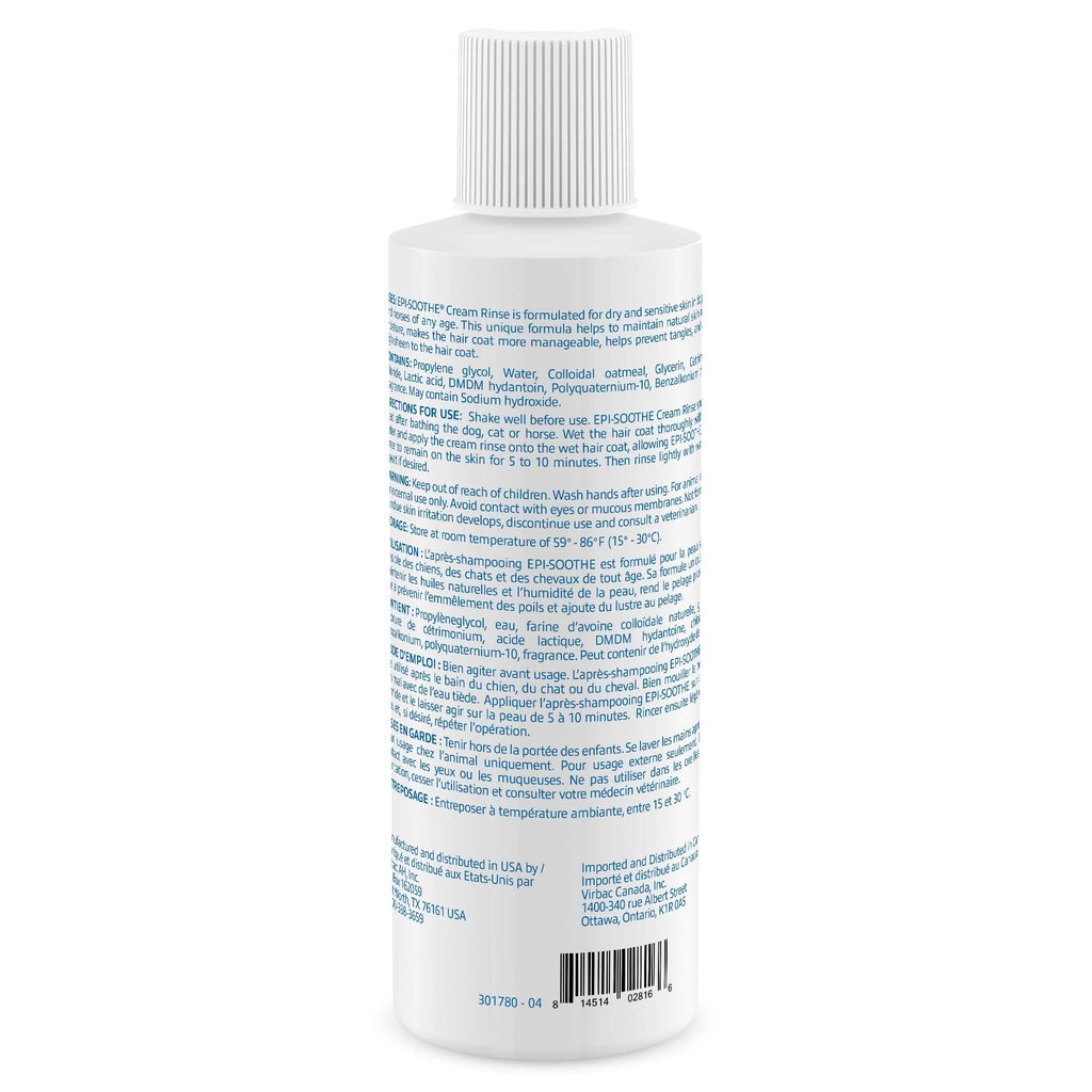 Dog Cat Horse Dry Sensitive Skin Cream Rinse U173561